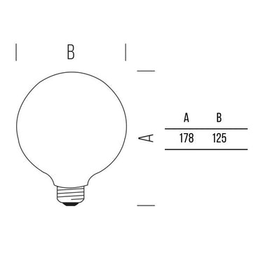 Globo125 Stick 725lm 7,0W E27 GOLD